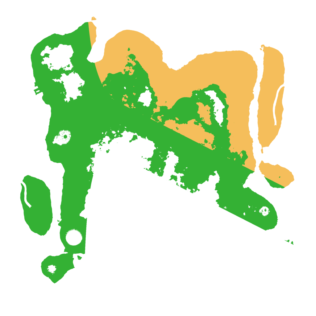 Biome Rust Map: Procedural Map, Size: 3500, Seed: 8008315