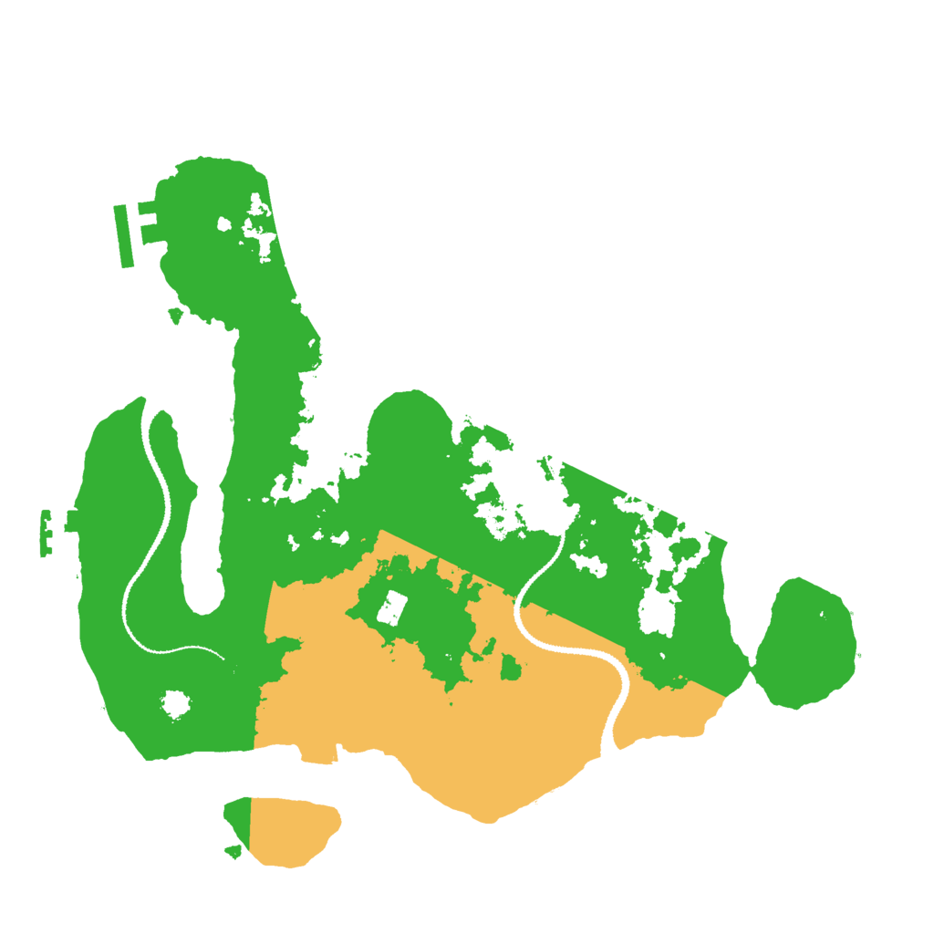 Biome Rust Map: Procedural Map, Size: 3000, Seed: 1320887005