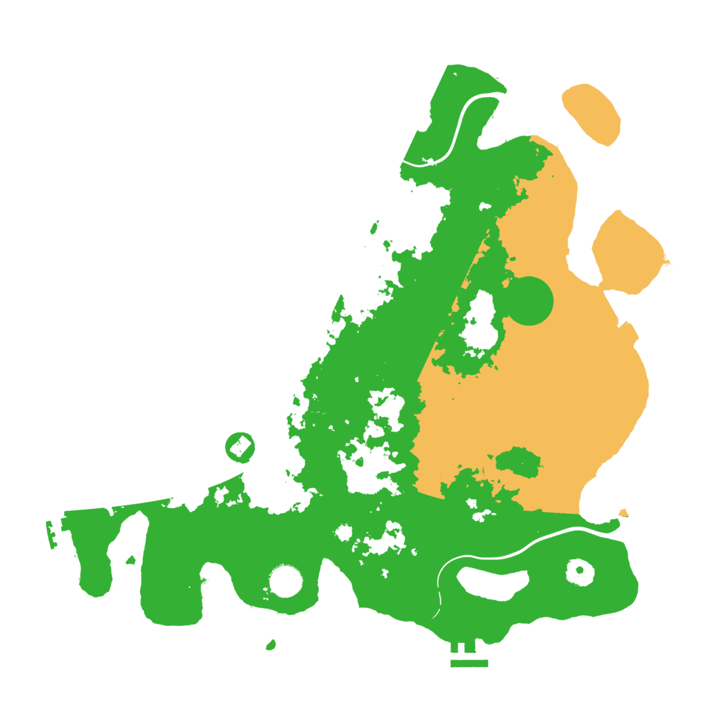 Biome Rust Map: Procedural Map, Size: 3800, Seed: 1954