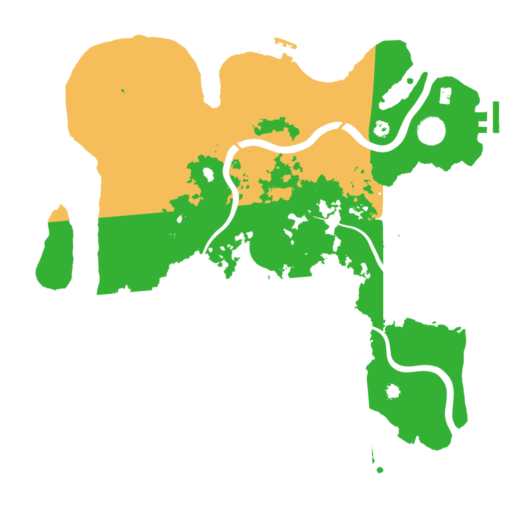 Biome Rust Map: Procedural Map, Size: 3270, Seed: 13530