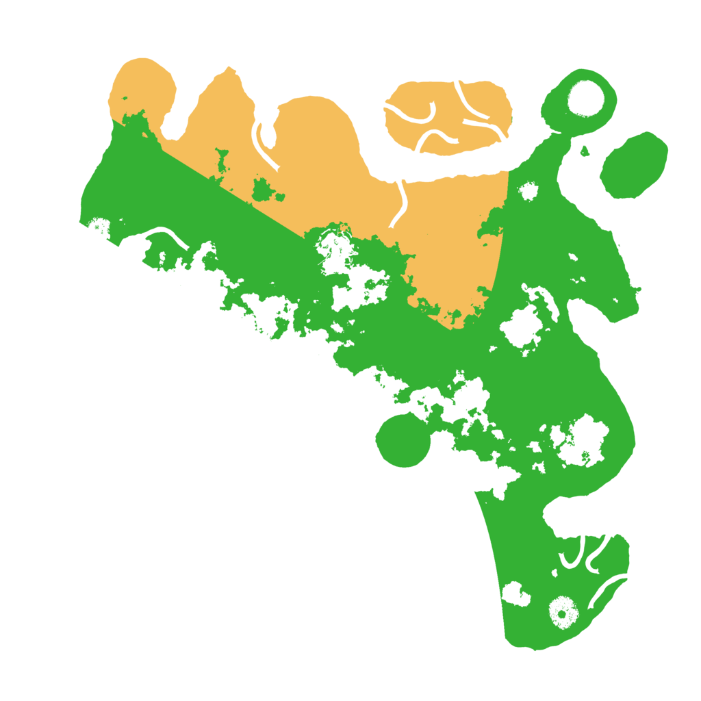Biome Rust Map: Procedural Map, Size: 3500, Seed: 123122457
