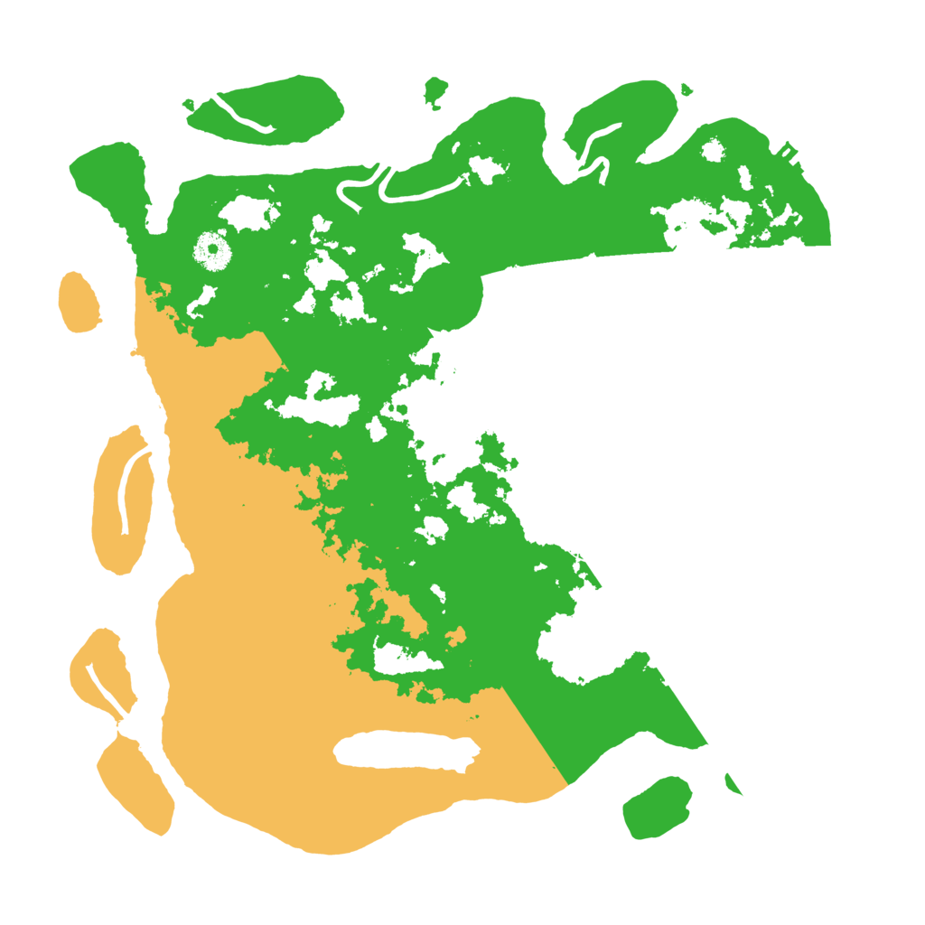 Biome Rust Map: Procedural Map, Size: 3700, Seed: 480854077