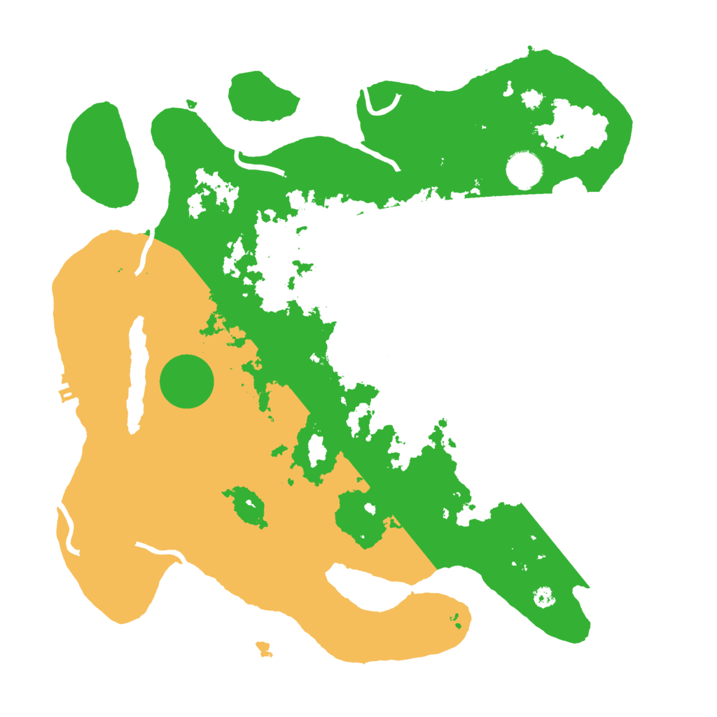 Biome Rust Map: Procedural Map, Size: 3500, Seed: 6547568