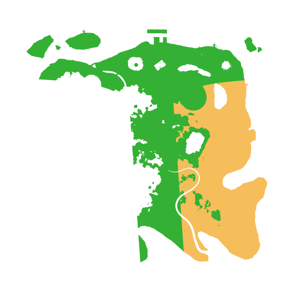 Biome Rust Map: Procedural Map, Size: 3000, Seed: 319782134