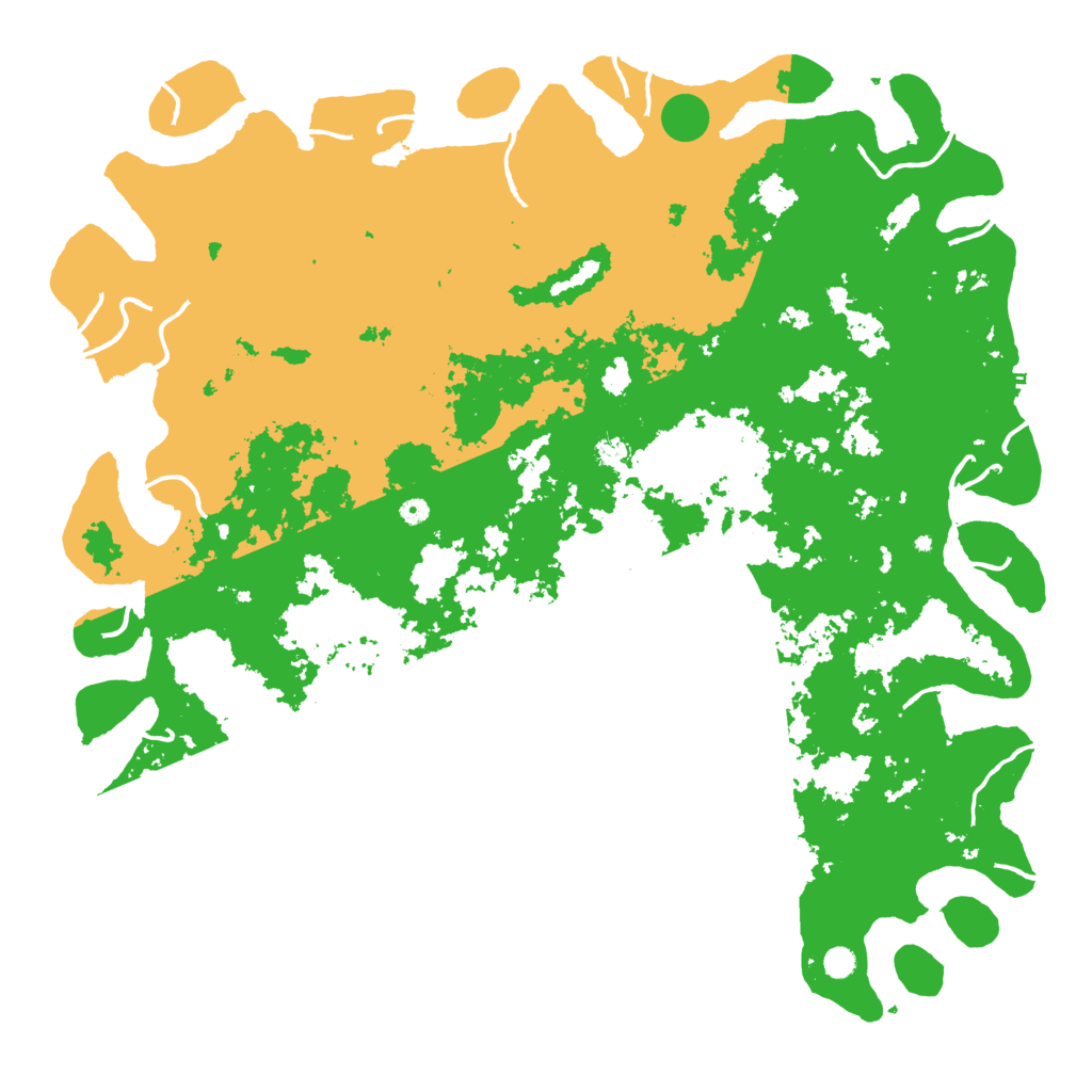 Biome Rust Map: Procedural Map, Size: 6000, Seed: 1709123285