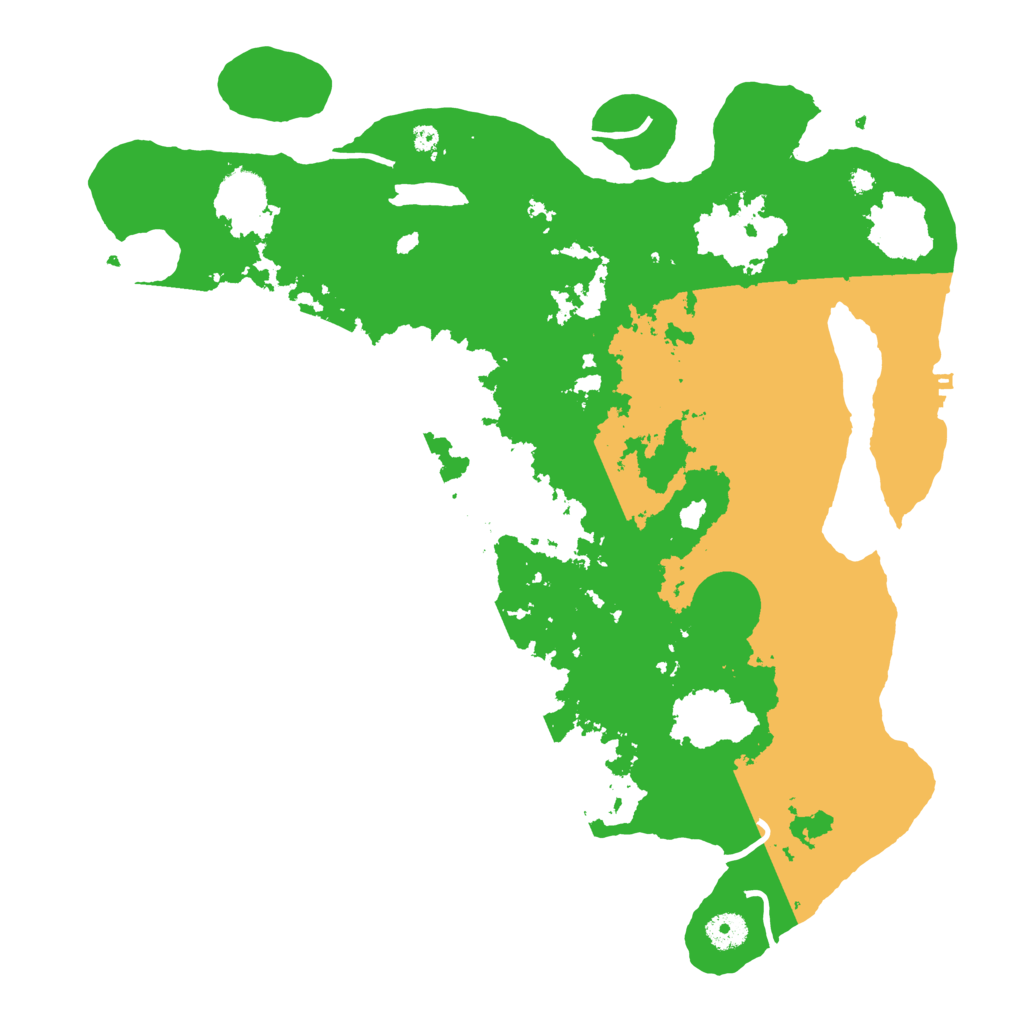 Biome Rust Map: Procedural Map, Size: 4000, Seed: 5791