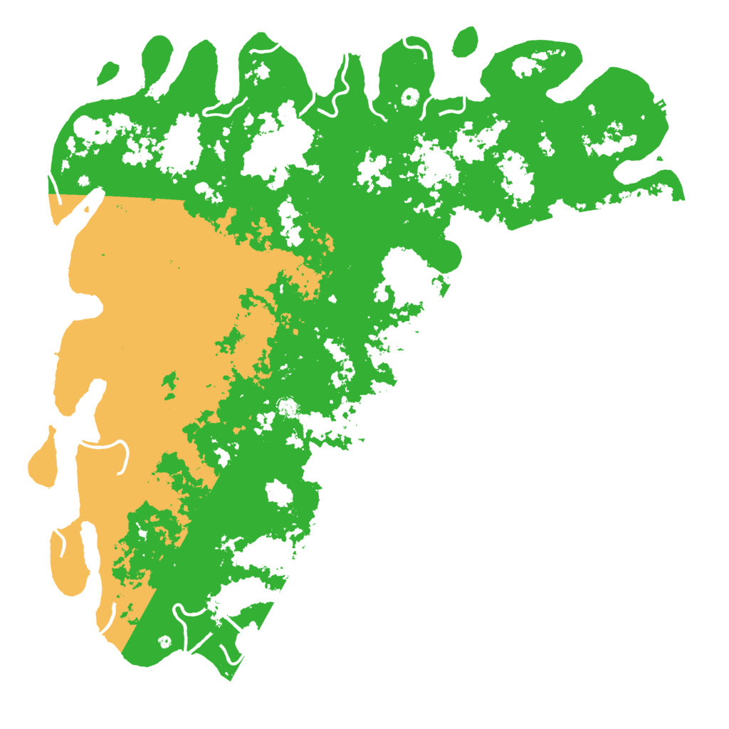 Biome Rust Map: Procedural Map, Size: 6000, Seed: 992661443