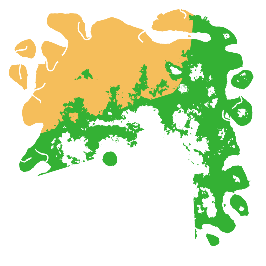 Biome Rust Map: Procedural Map, Size: 5000, Seed: 14445