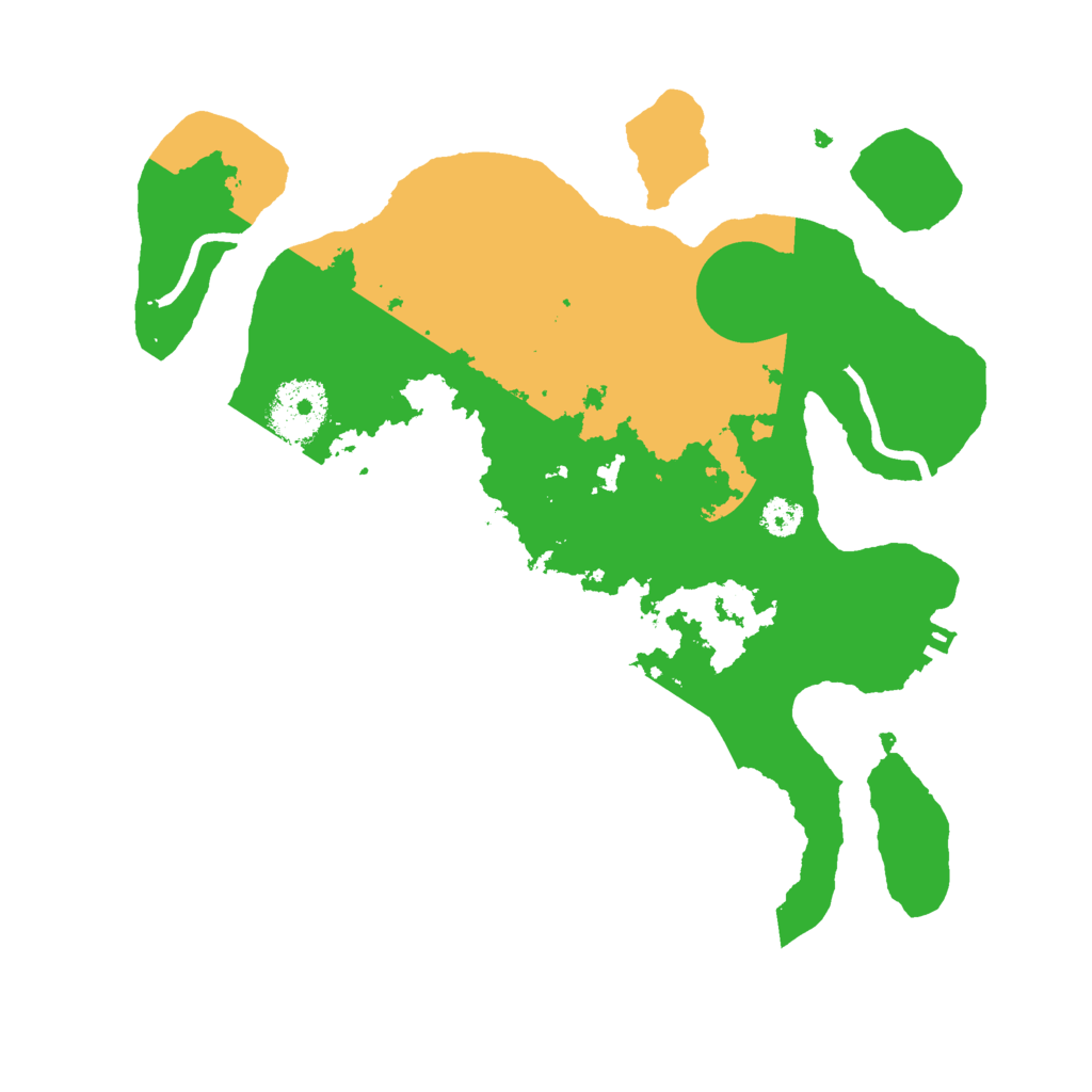 Biome Rust Map: Procedural Map, Size: 2850, Seed: 83727