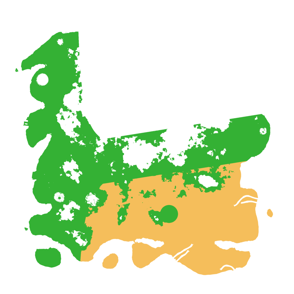 Biome Rust Map: Procedural Map, Size: 4350, Seed: 67895333