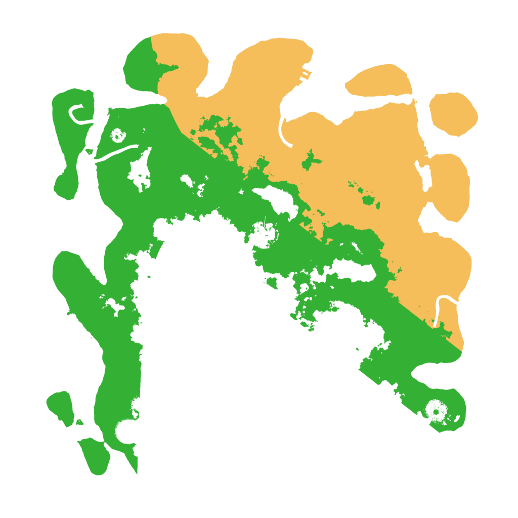 Biome Rust Map: Procedural Map, Size: 3700, Seed: 1767006109