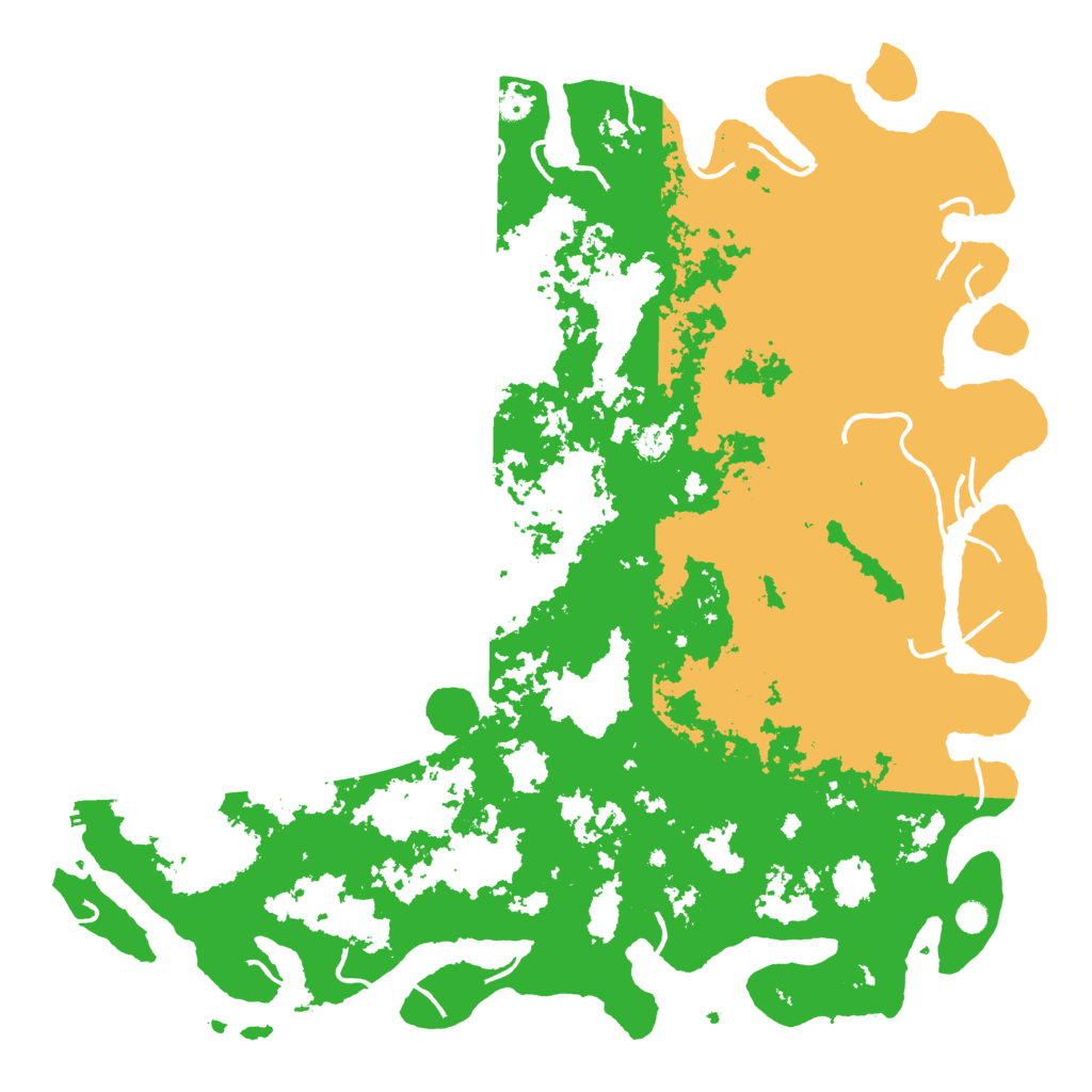 Biome Rust Map: Procedural Map, Size: 6000, Seed: 910522532