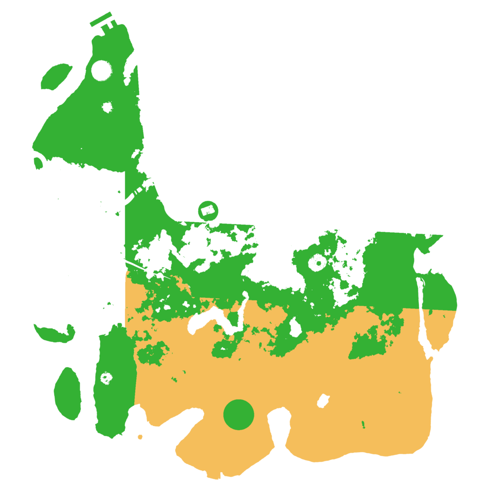 Biome Rust Map: Procedural Map, Size: 4300, Seed: 1384626446