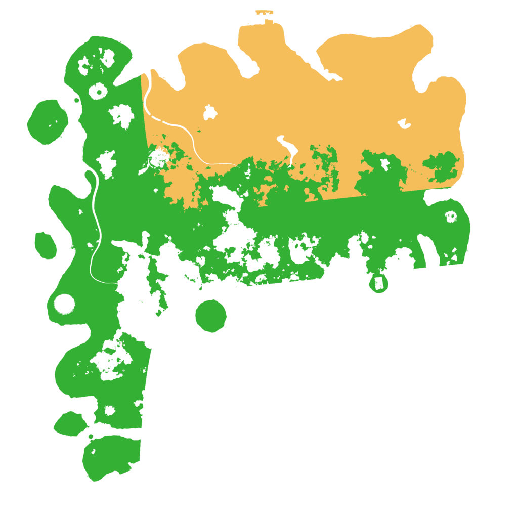 Biome Rust Map: Procedural Map, Size: 4500, Seed: 661642609