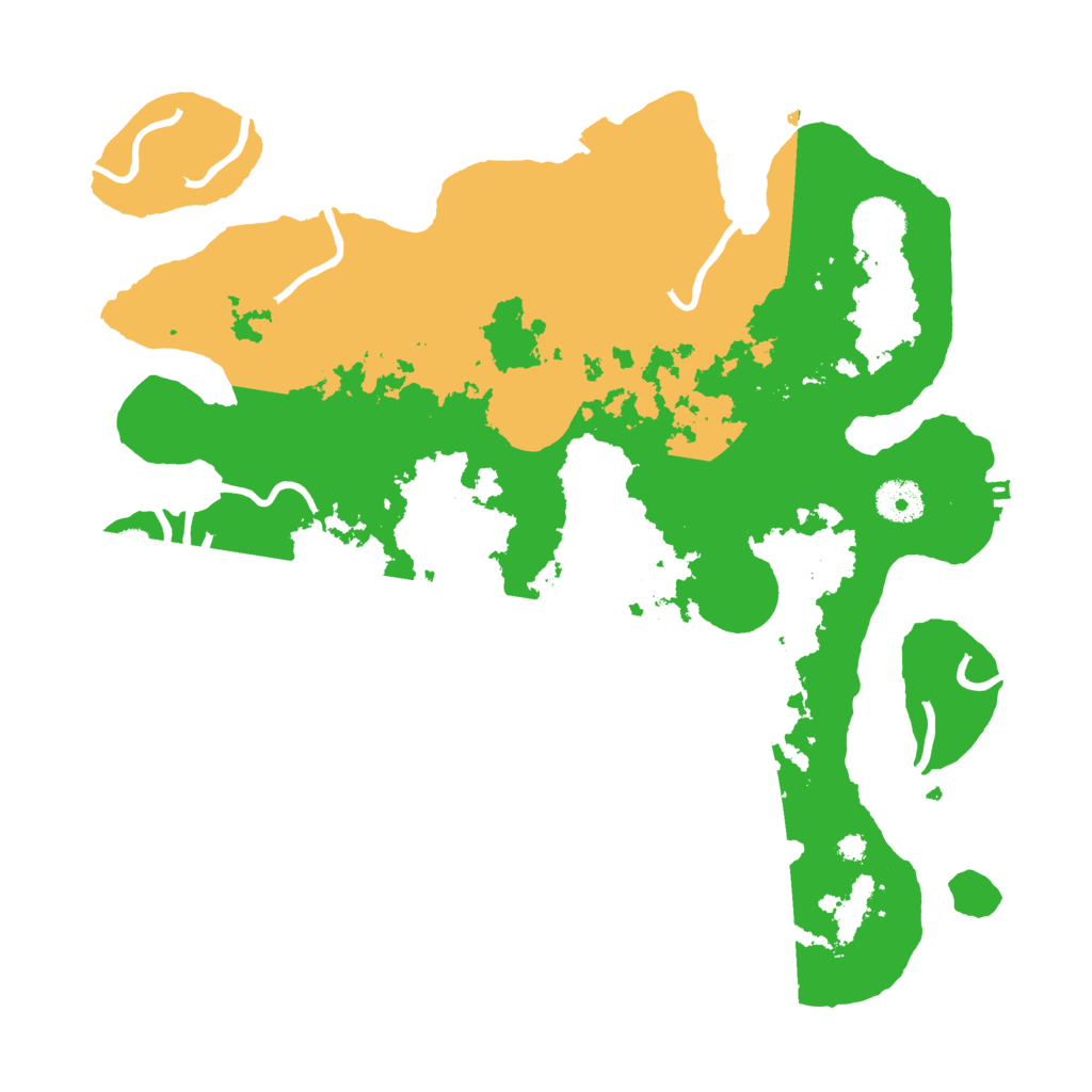 Biome Rust Map: Procedural Map, Size: 3600, Seed: 917956023