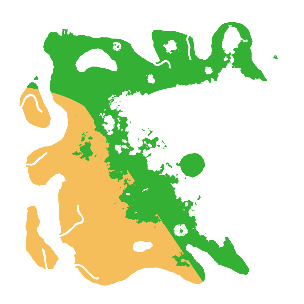 Biome Rust Map: Procedural Map, Size: 3500, Seed: 279344909