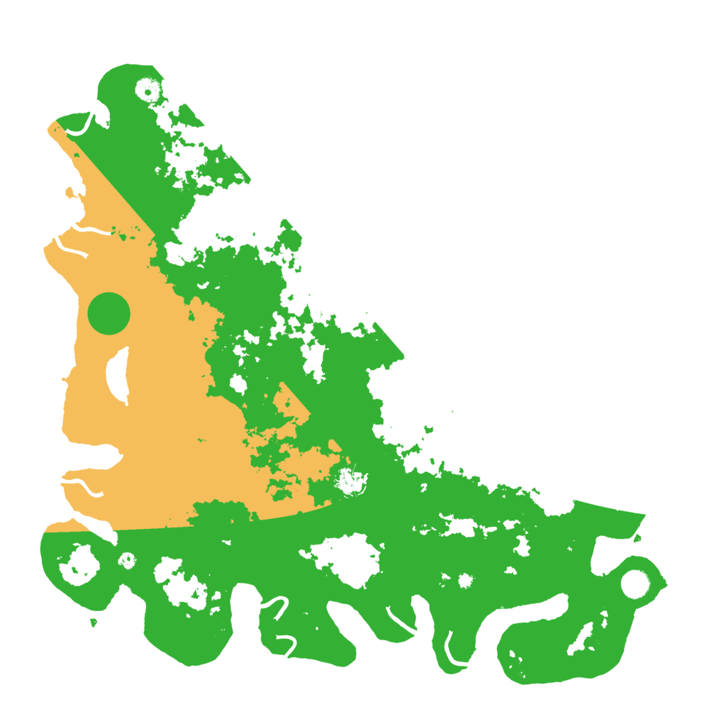 Biome Rust Map: Procedural Map, Size: 4500, Seed: 59943015