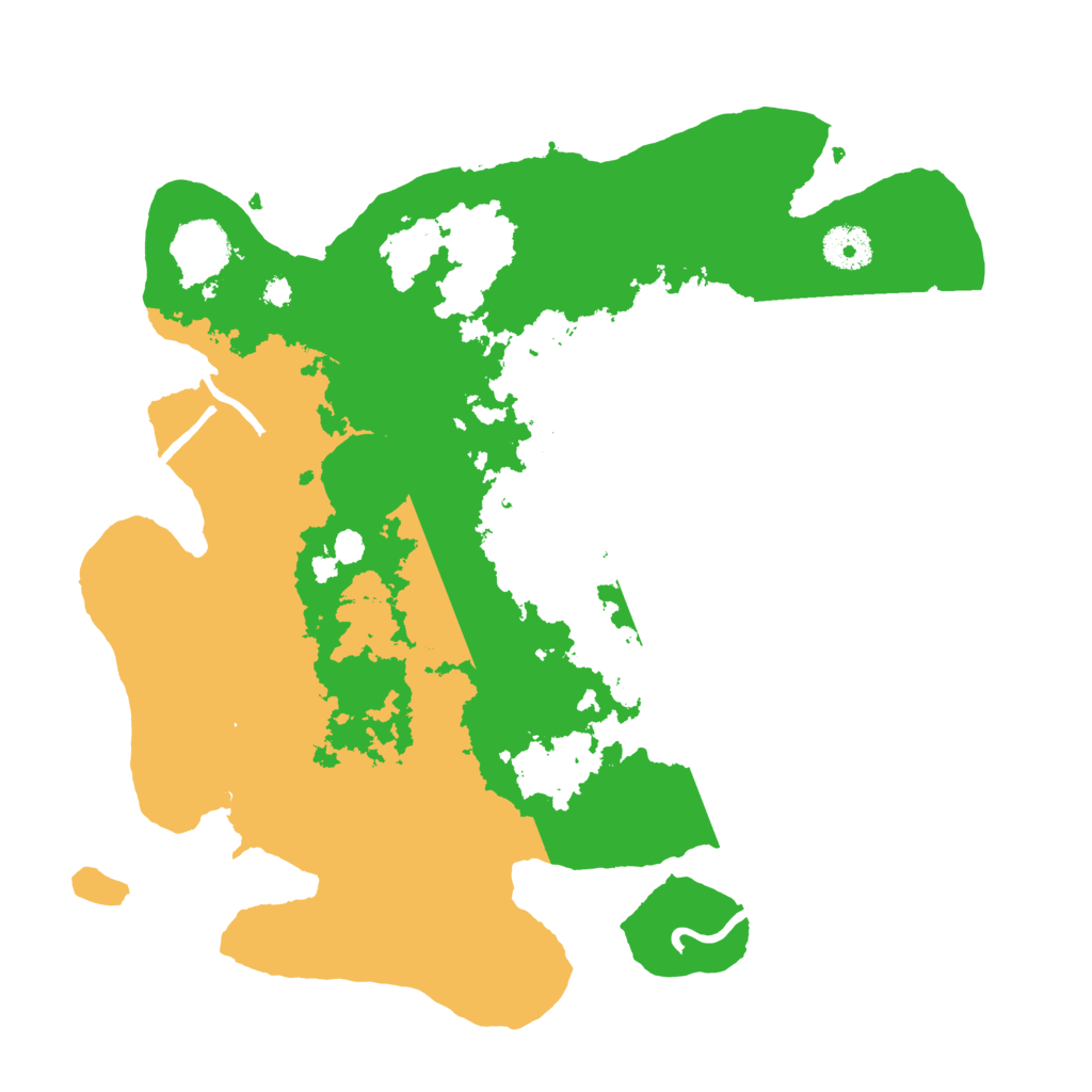 Biome Rust Map: Procedural Map, Size: 3500, Seed: 60861