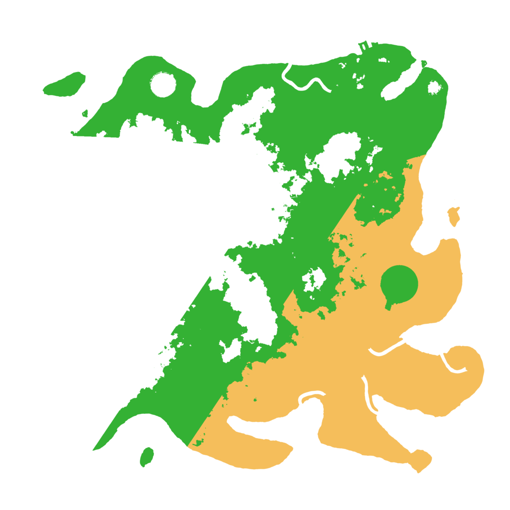 Biome Rust Map: Procedural Map, Size: 3600, Seed: 42366089