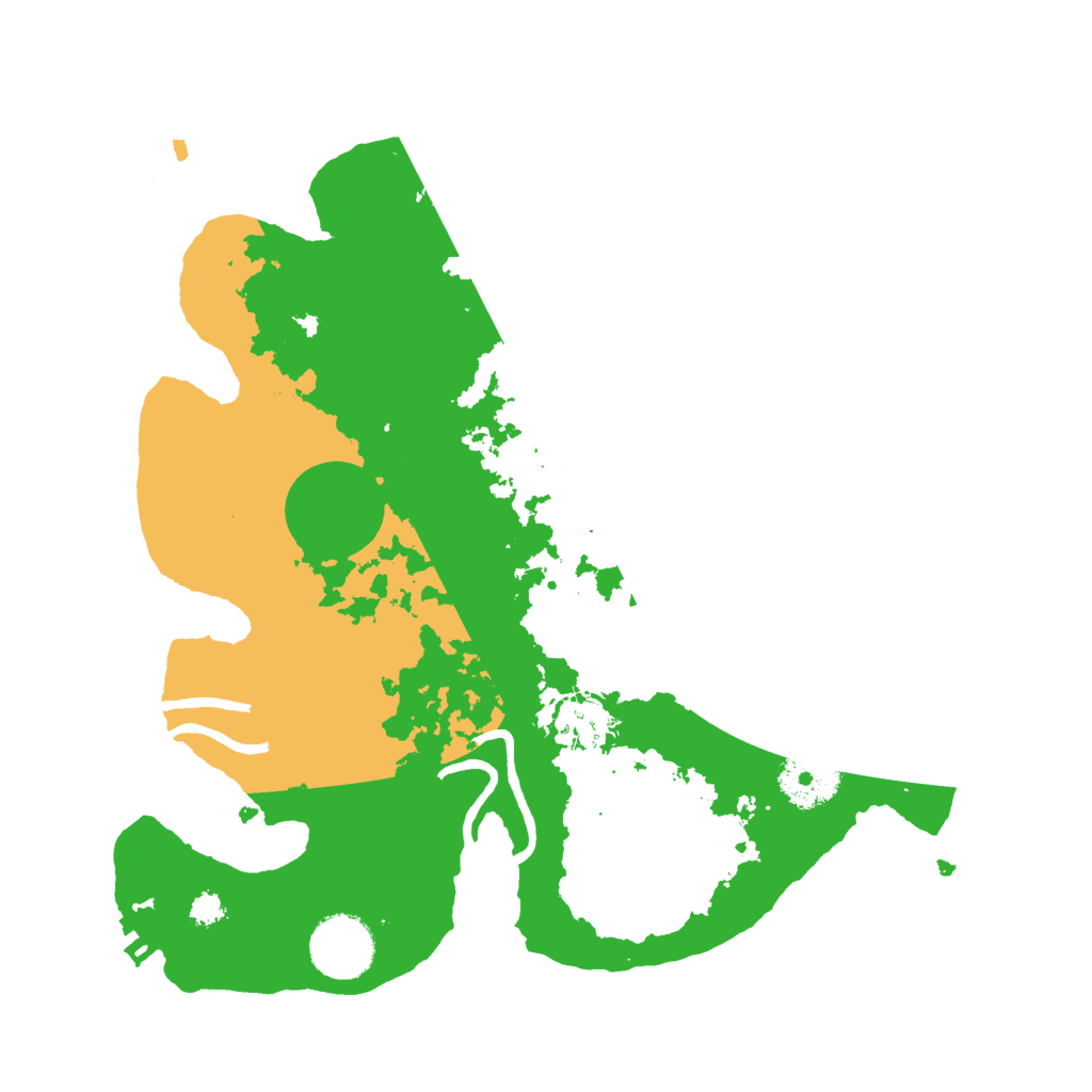 Biome Rust Map: Procedural Map, Size: 3000, Seed: 69420666