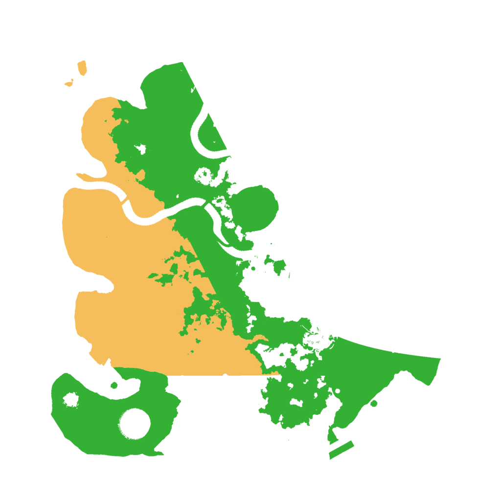 Biome Rust Map: Procedural Map, Size: 3000, Seed: 69420666