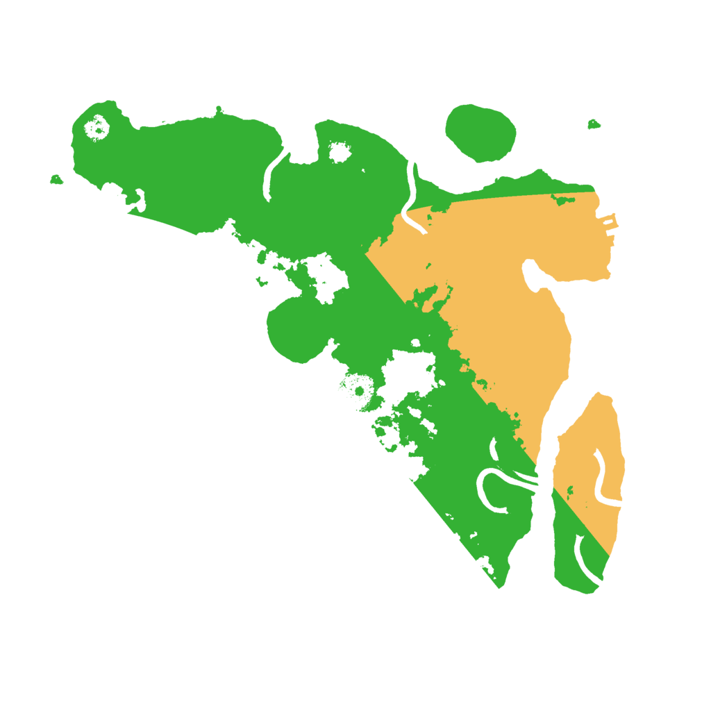 Biome Rust Map: Procedural Map, Size: 3000, Seed: 325101207