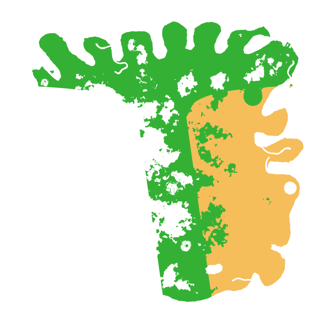 Biome Rust Map: Procedural Map, Size: 4500, Seed: 83402