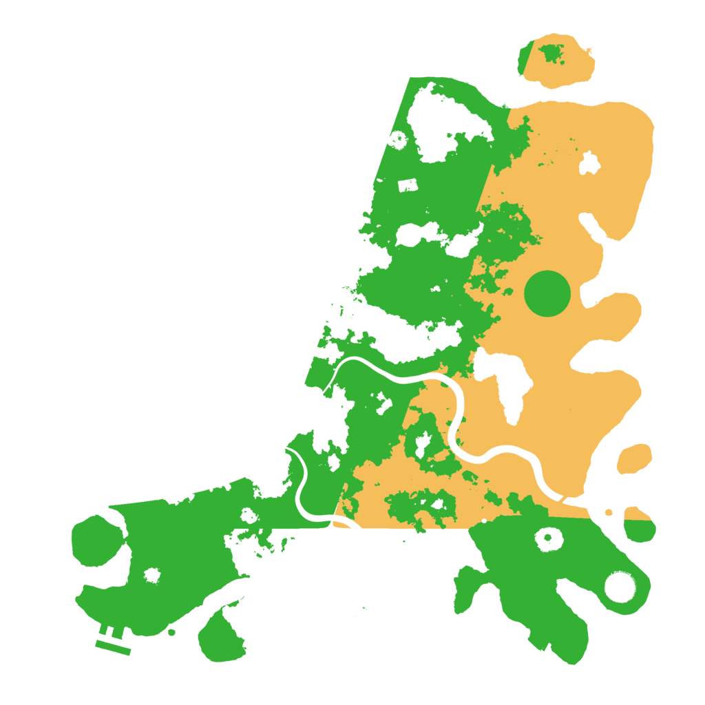 Biome Rust Map: Procedural Map, Size: 4000, Seed: 87564