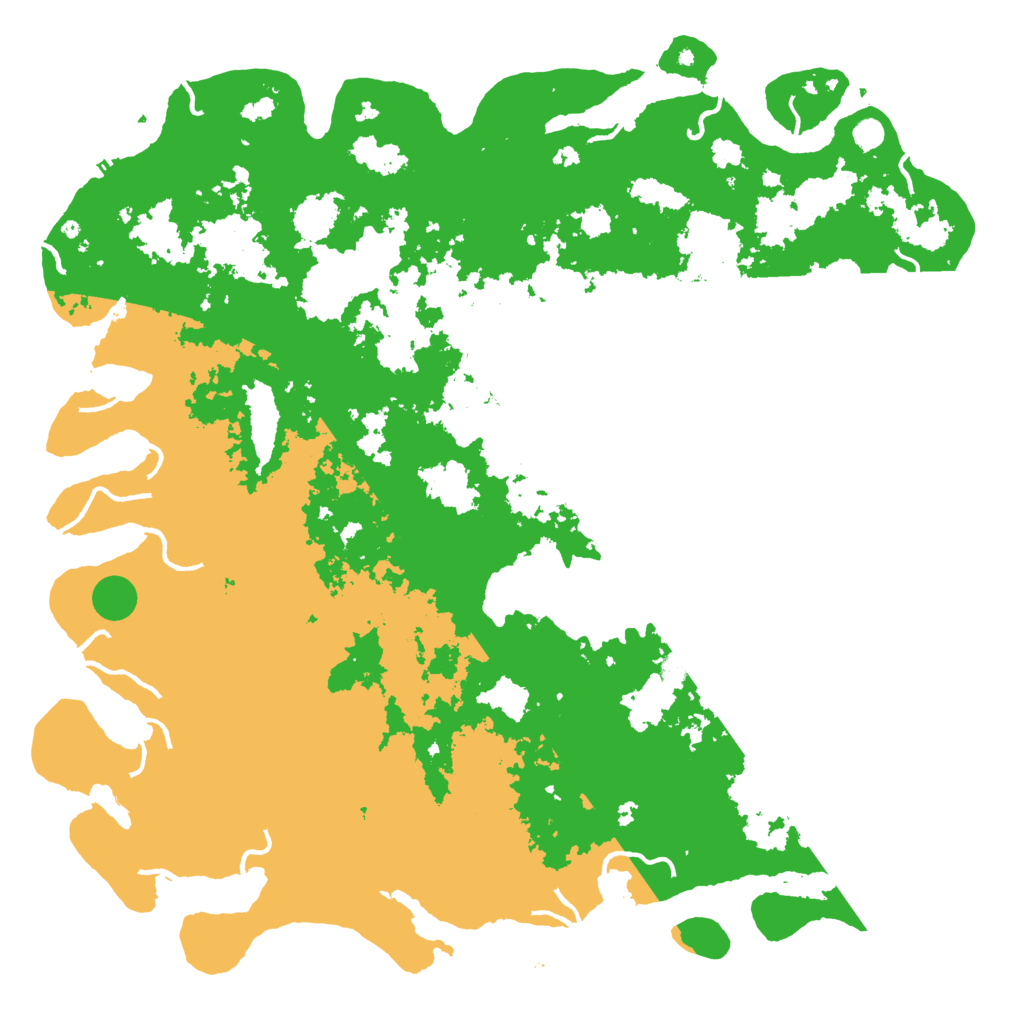 Biome Rust Map: Procedural Map, Size: 6000, Seed: 873489