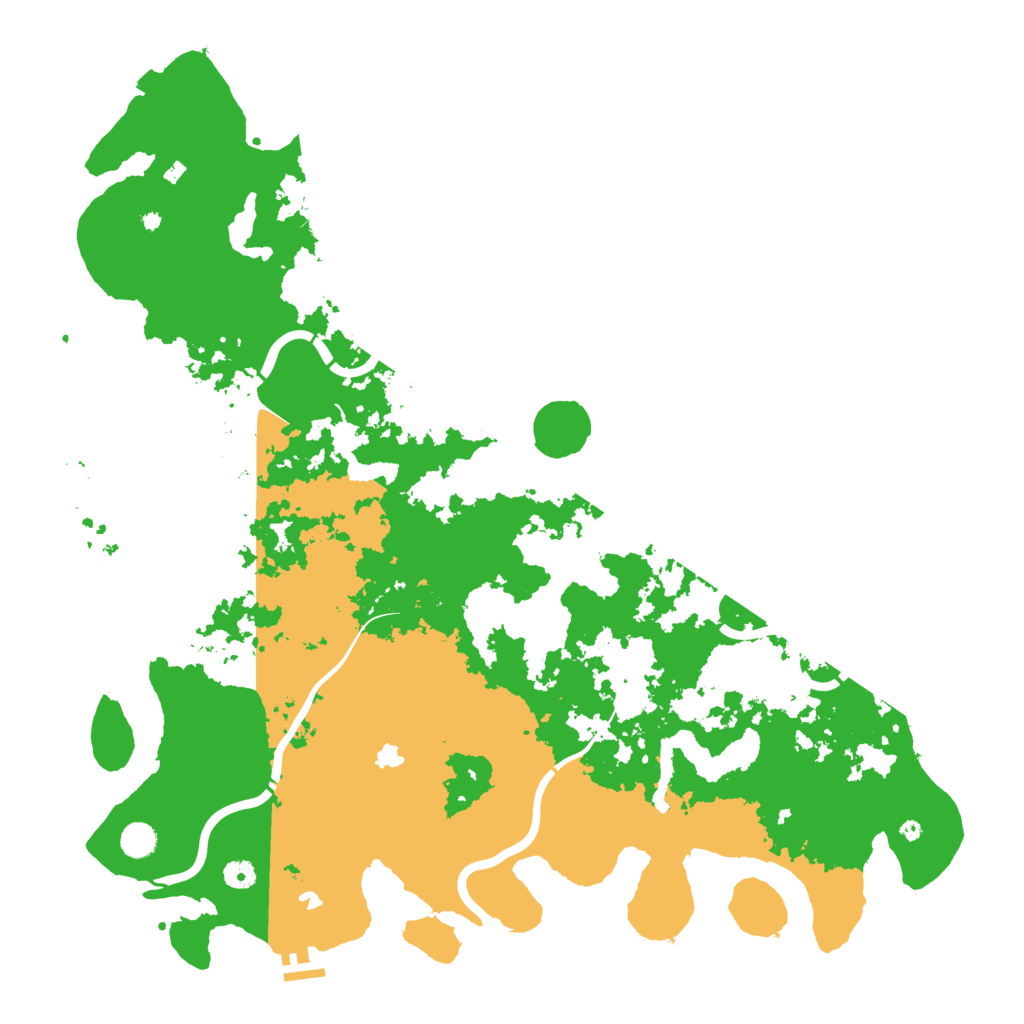 Biome Rust Map: Procedural Map, Size: 5000, Seed: 545454545
