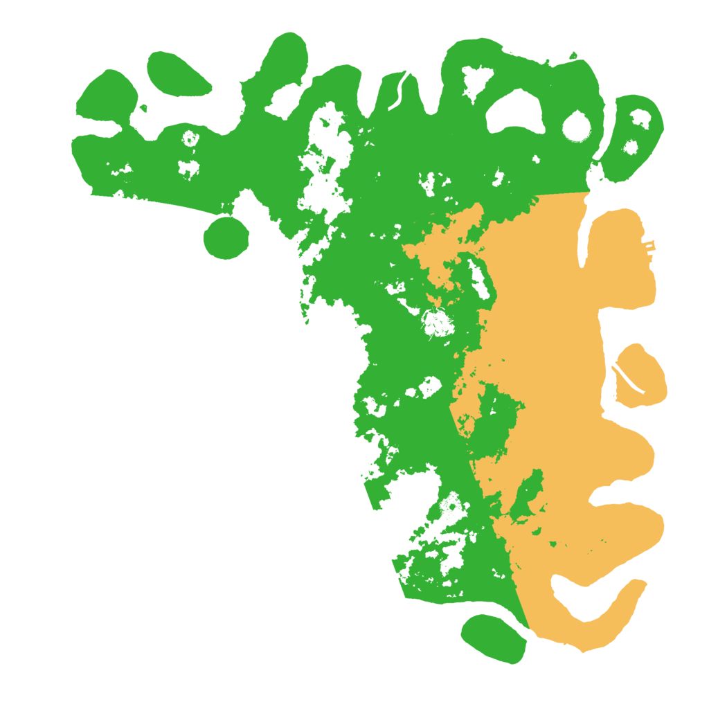 Biome Rust Map: Procedural Map, Size: 4500, Seed: 601211029