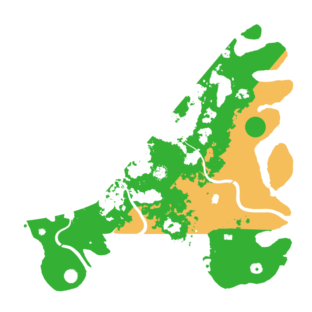 Biome Rust Map: Procedural Map, Size: 4000, Seed: 7258172