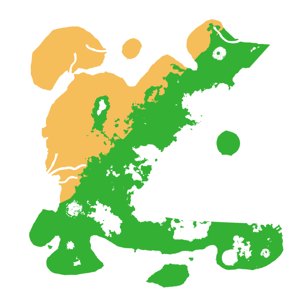 Biome Rust Map: Procedural Map, Size: 3500, Seed: 656763615