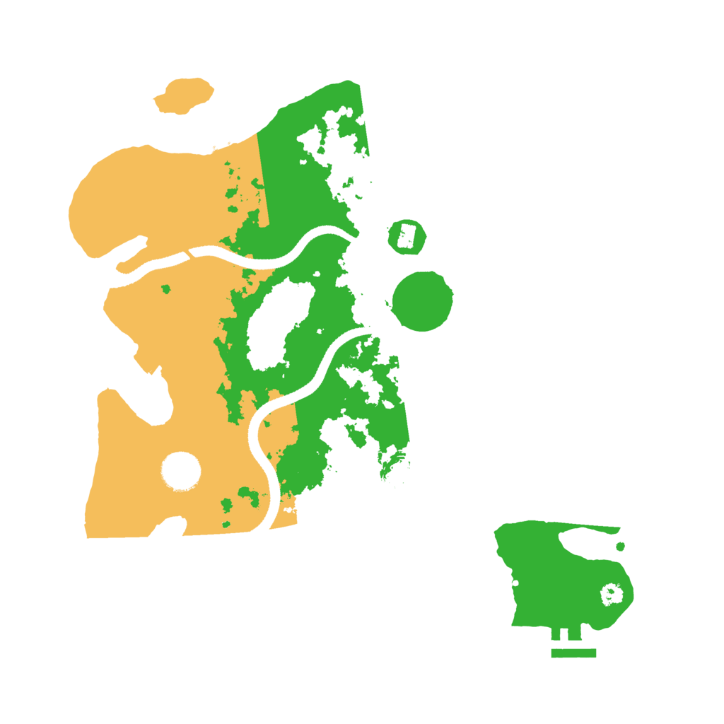 Biome Rust Map: Procedural Map, Size: 3250, Seed: 31825