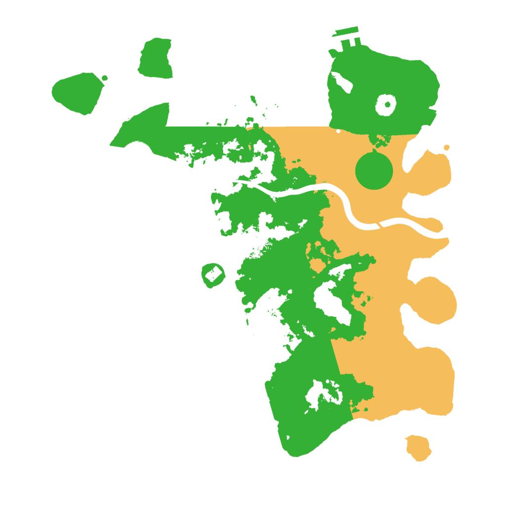 Biome Rust Map: Procedural Map, Size: 3550, Seed: 632262