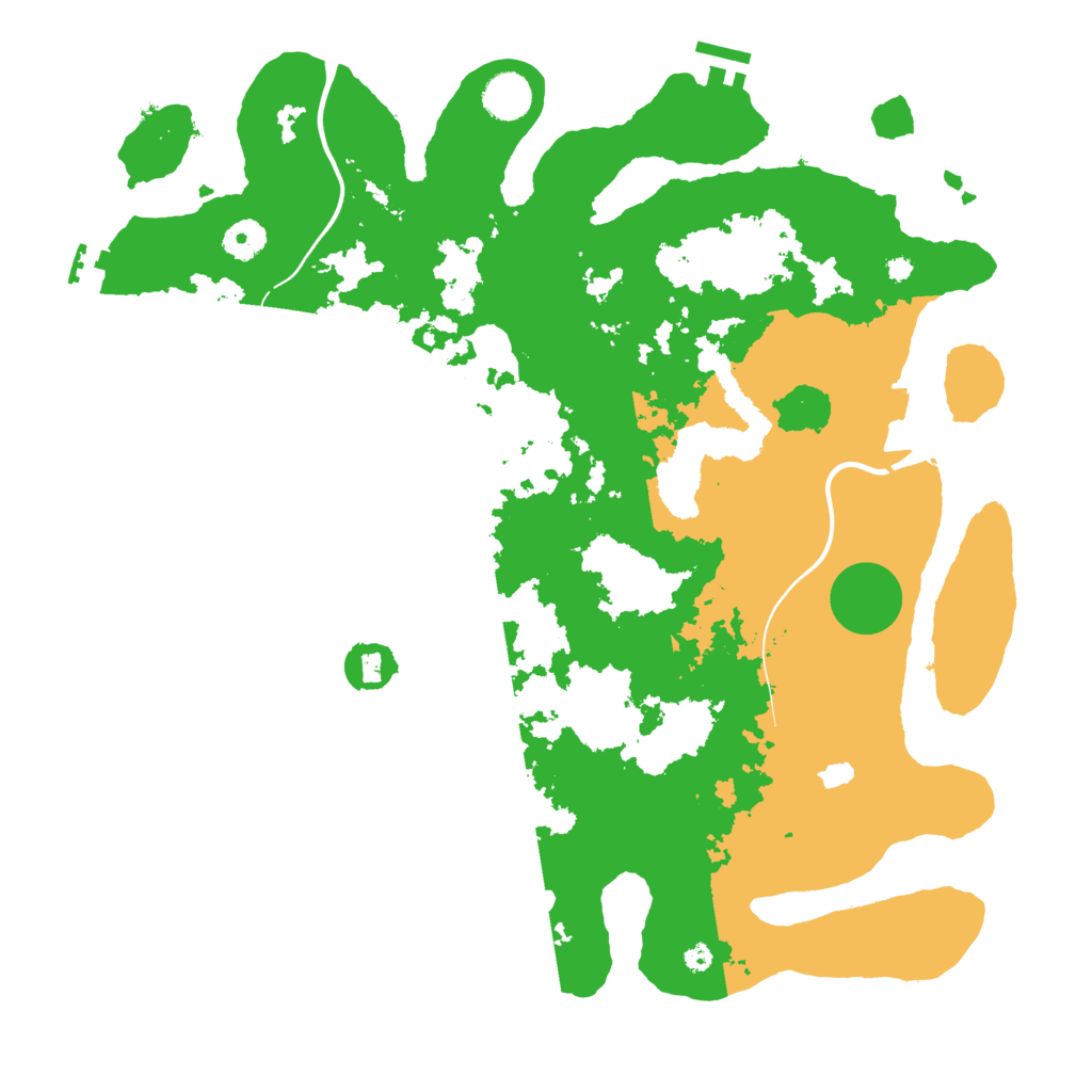 Biome Rust Map: Procedural Map, Size: 4000, Seed: 8531