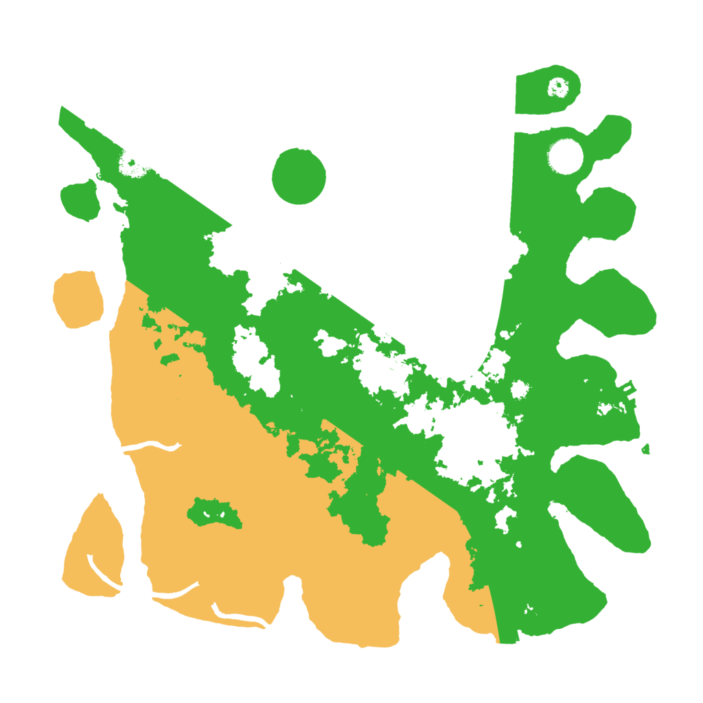 Biome Rust Map: Procedural Map, Size: 3500, Seed: 7563