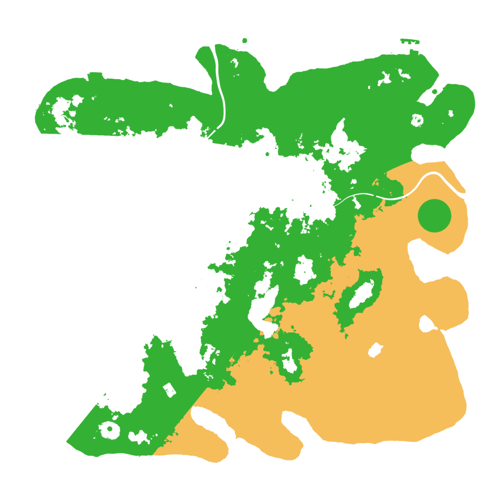 Biome Rust Map: Procedural Map, Size: 4000, Seed: 8659