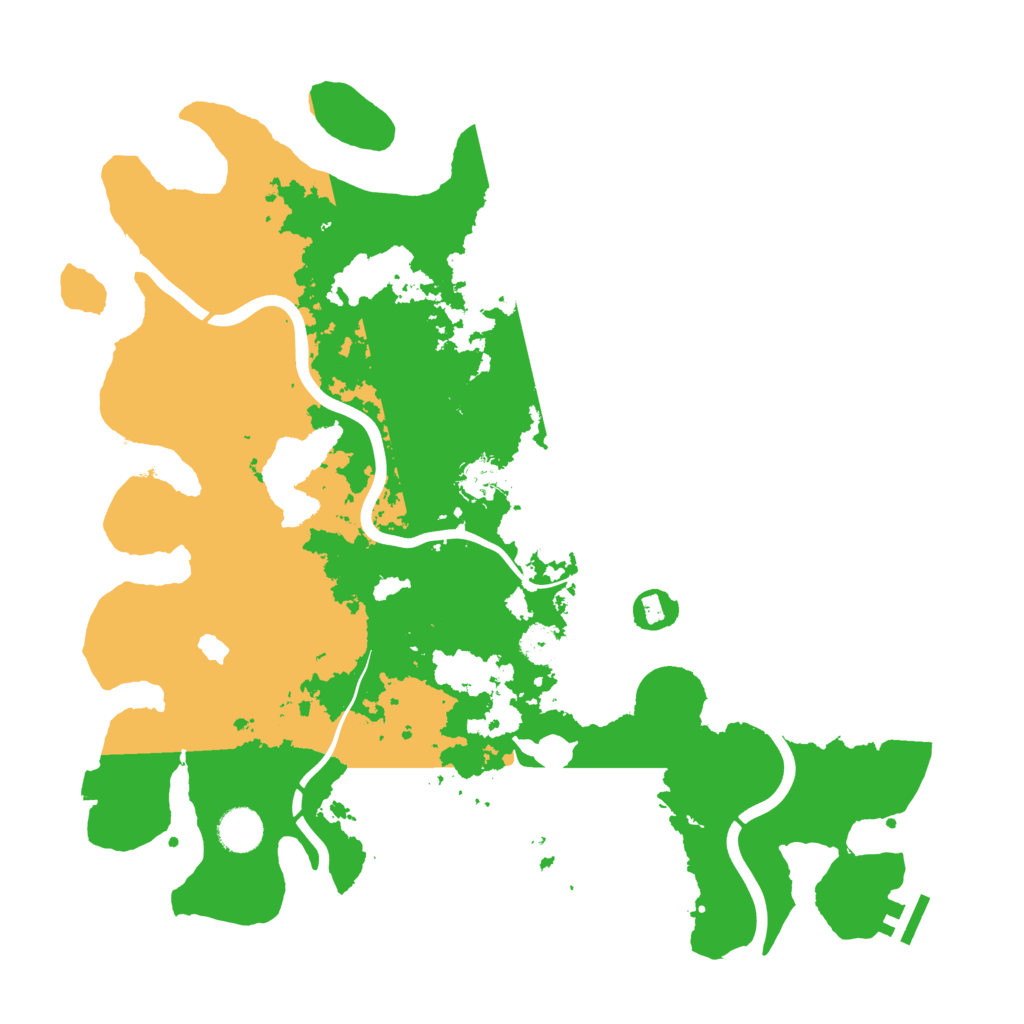 Biome Rust Map: Procedural Map, Size: 4000, Seed: 5896
