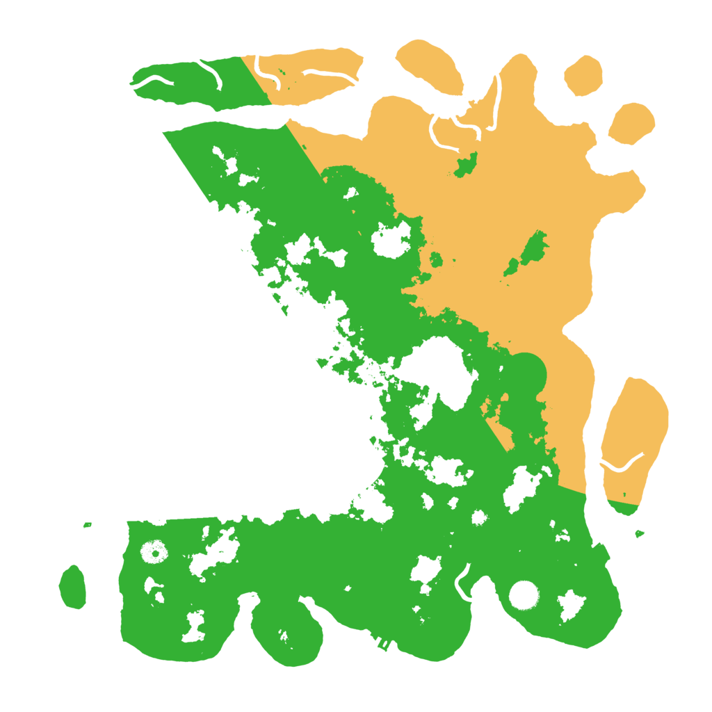 Biome Rust Map: Procedural Map, Size: 4250, Seed: 798384877