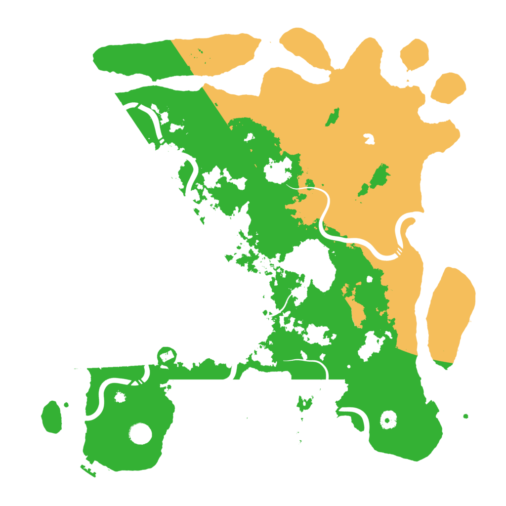 Biome Rust Map: Procedural Map, Size: 4250, Seed: 798384877
