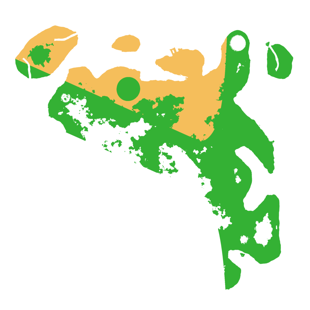 Biome Rust Map: Procedural Map, Size: 3500, Seed: 2428