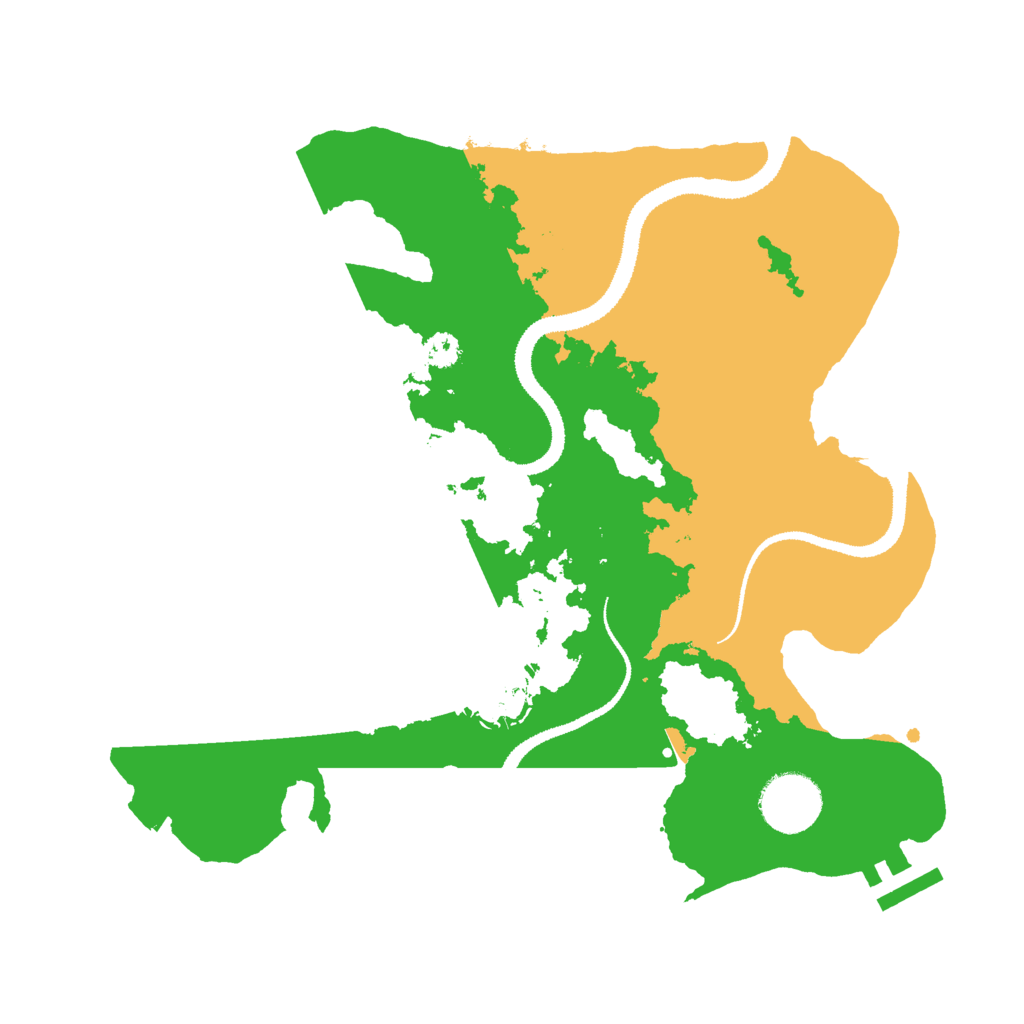 Biome Rust Map: Procedural Map, Size: 3000, Seed: 159562595
