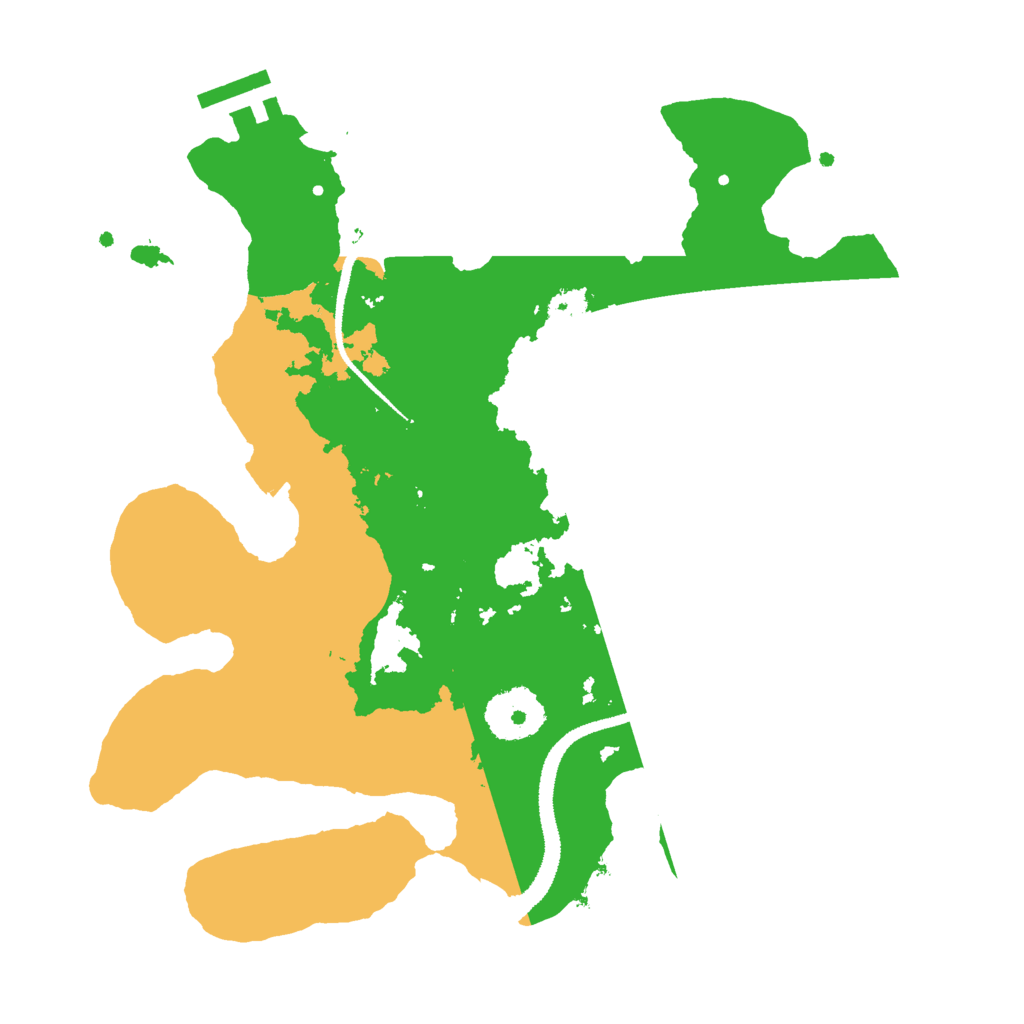 Biome Rust Map: Procedural Map, Size: 2800, Seed: 60559837