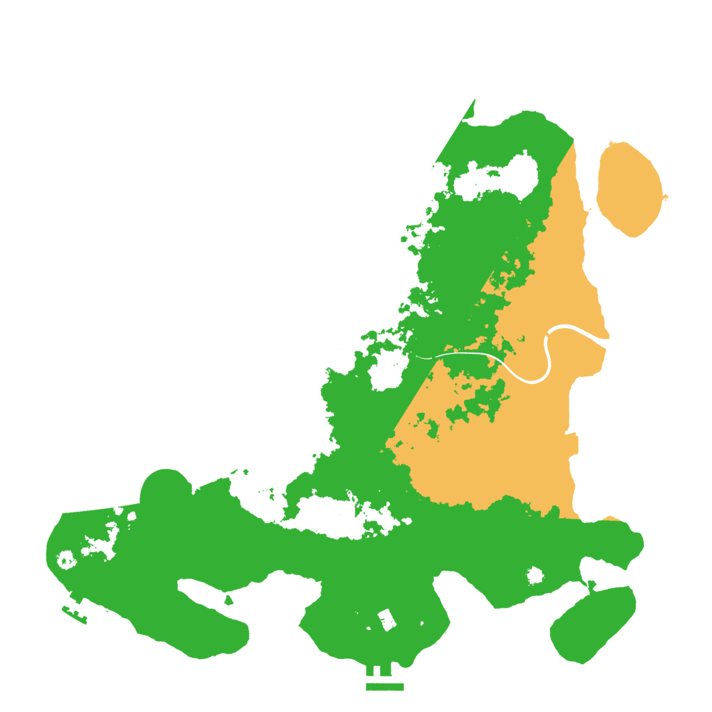 Biome Rust Map: Procedural Map, Size: 3800, Seed: 20230325