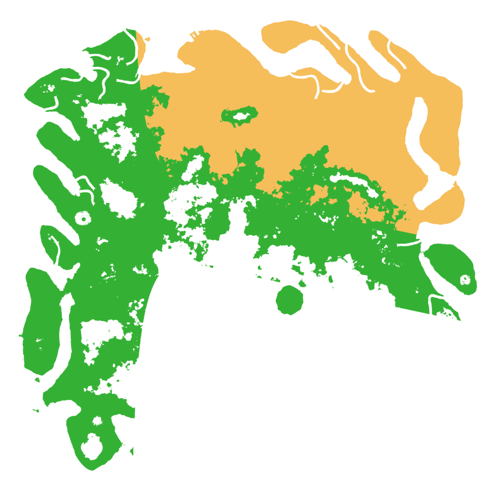 Biome Rust Map: Procedural Map, Size: 5000, Seed: 24681357
