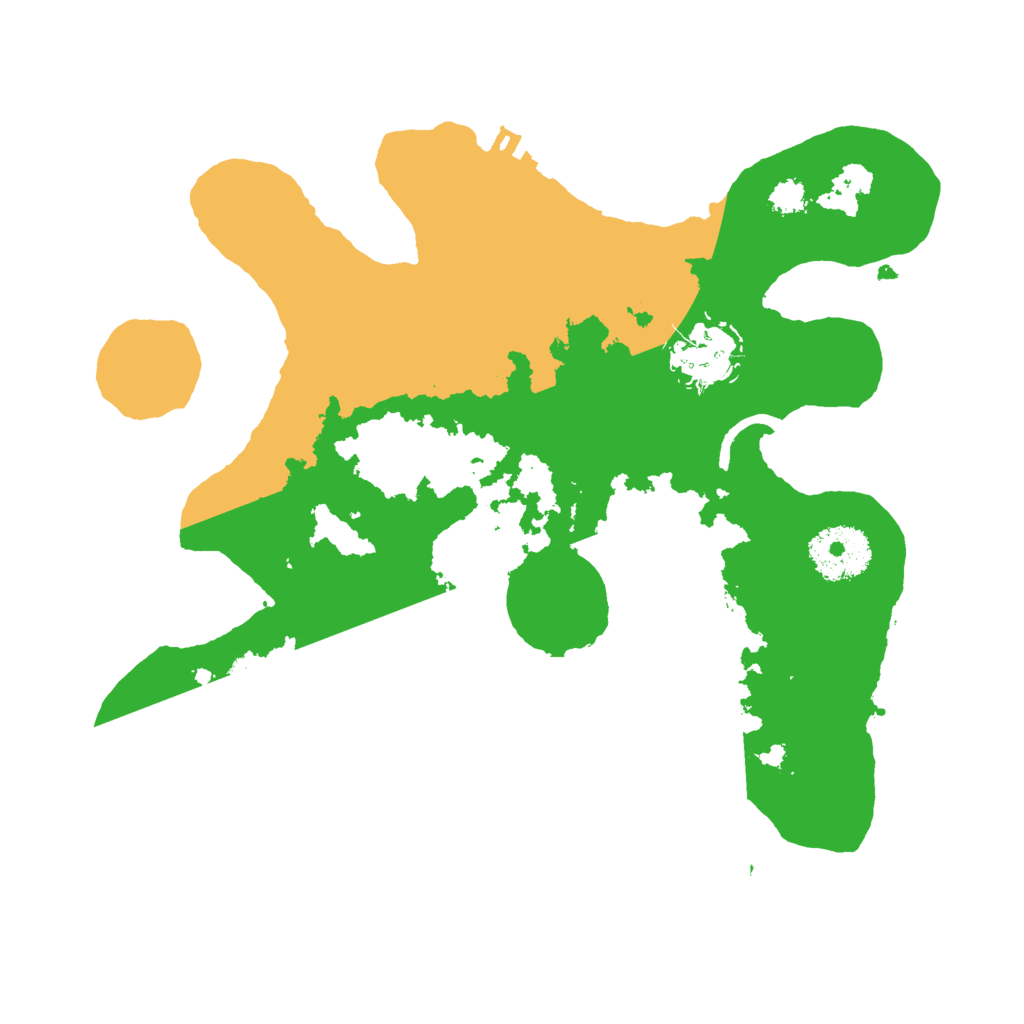 Biome Rust Map: Procedural Map, Size: 2700, Seed: 576008890