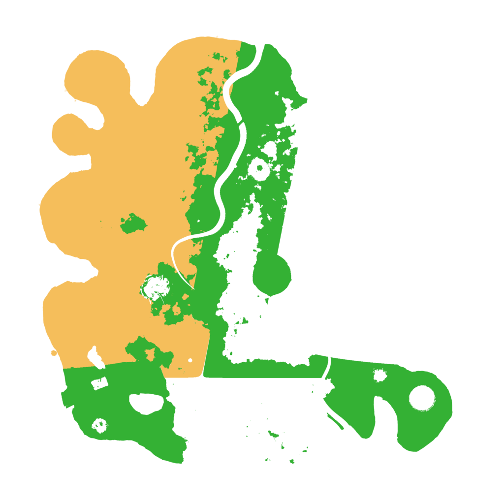 Biome Rust Map: Procedural Map, Size: 3500, Seed: 8563