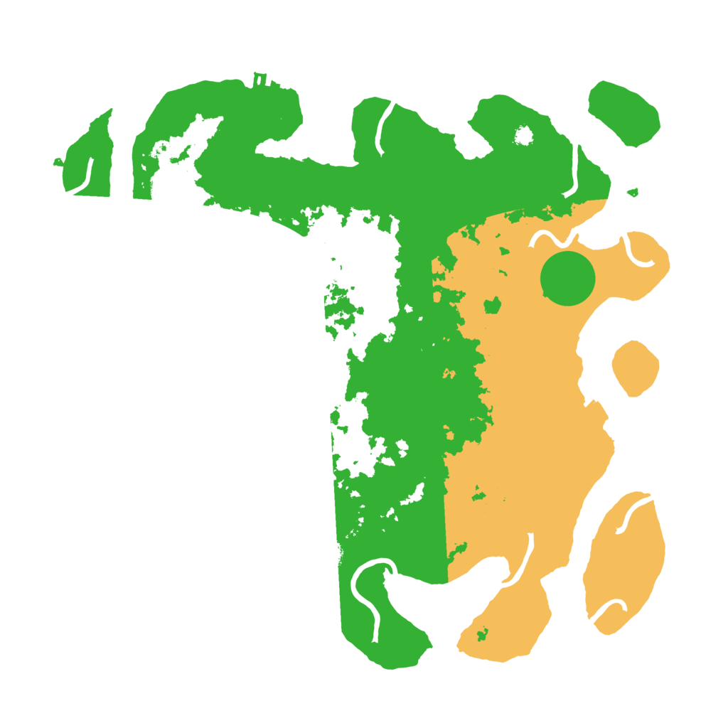 Biome Rust Map: Procedural Map, Size: 3500, Seed: 2912
