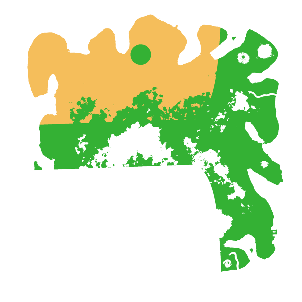 Biome Rust Map: Procedural Map, Size: 3900, Seed: 118407